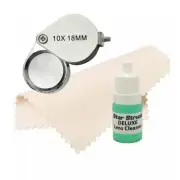 SE MJ381018C 10x 18mm Loupe Chrome Plated Coin Jewelry Eye Loupe Magnifier Lens