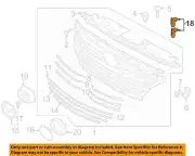MAZDA OEM 17-18 CX-5 Front Bumper-Ornament Retainer Clip G46L50EB1 (for: Mazda)