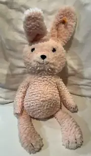 NEW Steiff Soft Cuddly Friends Plush Stuffed Pink Bunny Rabbit "Candy" 21" Lovey