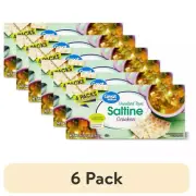 Great Value Unsalted Tops Saltine Crackers, 16 oz, 4 Count (6 PACK!)