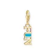 Buy Charm Pendant Fun with stones gold plated by Thomas Sabo online - THOMAS SABO Australia