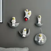 Astronaut Decor 3D Wall Art: Cute Wall Decor Set of 5 Outer Space Theme Decor...