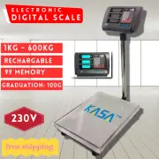 KASA Digital Platform Scale 600KG Electronic Postal Shop Floor Scale Accurate
