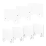 3/4 Pack 36x24/24x24 Acrylic Sneeze Guard Board Barrier Divider Shield Counter