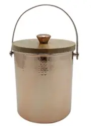 Ice Bucket Copper and Wood