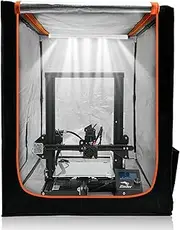 3D Printer Enclosure with LED Lighting, Fireproof Dustproof Tent Constant Temperature Protective Cover for Creality Ender 3 V3 SE/KE/Ender 3/Ender 3 Pro/Ender 3V2/Ender 3S1/Neo/Anycubic Elegoo, Medium