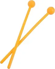 MUSISALY Performance Drumsticks Set by 2pcs Abs Plastic Percussion Mallets for Boys and Girls Beginner Drum Stick Soft Tips for Carillon Other Instruments