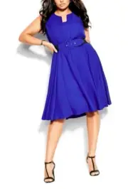 CITY CHIC Vintage Veronica Dress in Pool Plus Size Medium / 18 NWT [RRP $129.95]