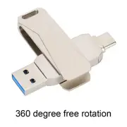 Dual Interface Flash Drive High Capacity Data Storage Memory Stick 128 SPM
