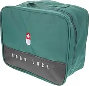 Portable First Aid Organizer Bag Multi Medical Storage Pouch for Family Travel Moisture for Home Office Camping Outdoor Use