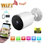 EU Plug WiFi IP Camera 1080P IR Home Security Outdoor Two Way Audio 100-2