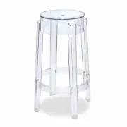 Philippe Starck Replica Charles Ghost Bar Stool - 66cm - Clear
