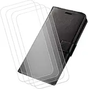LCEHTOGYE Cover for Tecno Camon 20 Pro 5G + 4 Slice HD Tempered Glass,Shell BracketBumper Protective Back Case - Anti-Scratch Screen Protector for Tecno Camon 20 Pro 5G -Black