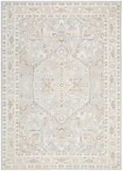 Trend Medallion Beige Multi Transitional Rug - T200