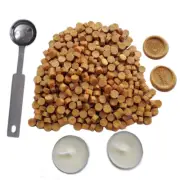 Sealing Wax Beads, 350 Pcs Gold Wax Seal Beads with 2 Pcs White Candles and 1 P