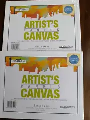 Aaron Brothers The Art District Natural Cotton Duck Oil/Acr Canvas Panels 8x10