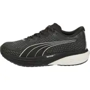 Puma Deviate Nitro 2 WTR Mens Running Shoes Black Cushioned Carbon Run Trainers
