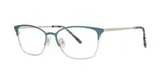 Vera Wang Charlene Teal Men's Glasses Blue Size 52 - Private Health Rebate - Blue Light Block Available