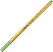 STABILO 0342740 Point 88 FINELINER, Leaf Green Box 10