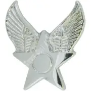 U.S. Air Force Hap Arnold Tie Tac Tack Pin, Mirror Finish, Metal, 1/2"H x 1/2"W