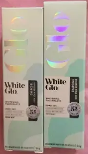 2 White Glo whitening toothpaste 24gr postage $8.35