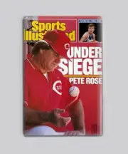 Pete Rose Under Siege Cincinatti Sports Illustrated 1989 2"X3" Fridge Magnet Mlb