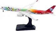 Pre-Built Model Aircraft 16CM 1/400 Large Scale Model Collectible Airplane Sichuan Airlines A350-900 B-301D Landing Gear is Removable Aircraft Miniature Airplane Model