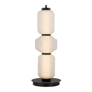 Toledo Frosted Glass Matt Black Decor Table Lamp