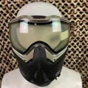 NEW Push Unite Paintball Mask - LE Black/Tan w/ Clear Lens