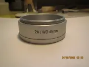 New 2X Aux. Lens for Nikon 645, var Stereo Microscopes with 60mm mounting thread