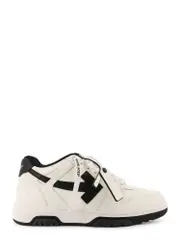 [Off White] Off White-Out Of Office Leather Low-Top Sneakers-Uomo 39