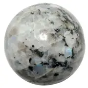 Handmade Natural Moonstone Tourmaline Sphere Rainbow Crystal Ball 40-45 MM
