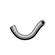 Superspares Lower Radiator Hose for Ford Zephyr 206E 2.6L OHV 12V 1962-1968