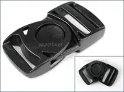 25mm 120 Degree Swivel Flexible Quick Release Buckle Center Clip Strap Cord Bag