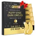 Under Eye Patches (24 Pairs) - 24K Gold Eye Masks Enriched with Abundant Coll...