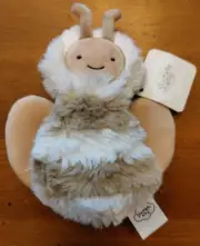 Slumberkins Honey Bee Brown Striped Plush Bumble Beem Stuffed Animal Toy 7"