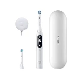 《Oral-B 贈刷頭4支》德國百靈 iO7 微震科技電動牙刷 白色