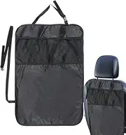 Backseat Car Organizer, Back of Seat Car Organizer, Anti Kick Vehicle Accessories with Mesh Storage Pocket for Road Trip Travel