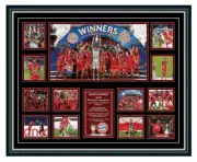 Bayern Munich 2019/20 UEFA Champions League Winners Signed Limited Edition Frame