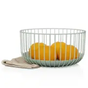 Decor Fruit Basket in Green - Multi-Purpose Basket for Fruits, Bread, Vegetab...