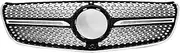 Front Inlet Bumper Grille Racing Grill GT Diamond Facelift Compatible For Benz W447 V Vito 2015 2016 2017 2018 2019 Tuning(V Diamond Black)