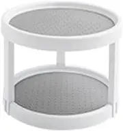 LaLiz Kitchen rotatable spice shelves, condiments, oil, salt, sauce and vinegar round multi-functional finishing storage racks