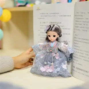 創意禮品芭比娃娃小公仔少女心包包鑰匙扣掛件生日禮物閨蜜男女