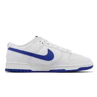 【NIKE 耐吉】休閒鞋 Dunk Low 白 皇家藍 男鞋 女鞋 Hyper Royal(DV0831-104)