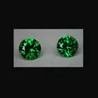 NATURAL FINE GREEN PAIR 5.5 MM TSAVORITE GARNET