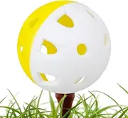 Soft Practice Balls - Hollow Softball - Chipping Trainer Equipment, Portable Practical Golfing Practicing Tool