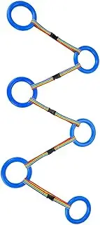 Kisangel 6pcs Safety Walking Rope Ring Preschool Outdoor Leash for Kindergarten Lost Camping Safety Gear for Daycare and Group Activities
