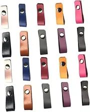 20Pcs USB Cord Organizers Assorted Color Cable Managers for Earphones and Data Cables Simple Practical Design for Use Keeps Desktop Tidy