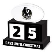 Collingwood Magpies AFL Christmas Countdown Blocks