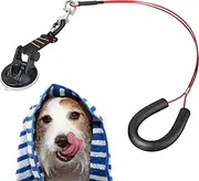 Dog Bath Tether - Puppy Shower Strap, Adjustable Tub Clip, Suction Hook Restraint | Leakproof Safety Mount Holds Position, Handsfree Washing System Prevents Escape During Grooming, Bathing, Cleaning